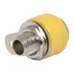 Yellow. Rated at 10A @ 125V AC.
Can be mounted non-insulated (6mm Ø hole required) or insulated 8mm Ø hole.