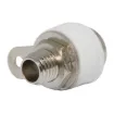 White. Rated at 10A @ 125V AC.
Can be mounted non-insulated (6mm Ø hole required) or insulated 8mm Ø hole.