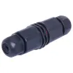 Ideal for joining electrical cables in the field. Protected from dust and moisture ingress - even if continually submerged in water. Rated to 250V, 16A. Suitable for round cable sizes 6-10mm OD.