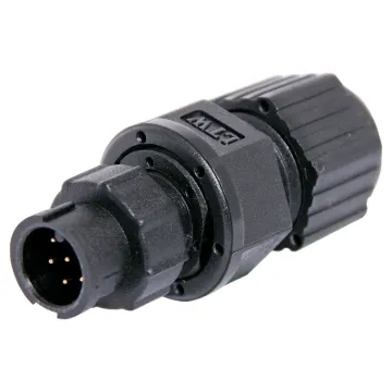 IP67 rated waterproof 2, 4 and 6 pin connectors for installations outdoors or in areas prone to moisture build up. 2 pin rated at 5A. 4 & 6 pin rated at 2A.

Cable Entry: 4.5-6.5mm