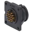 Waterproof IP67 rated 18 Pin male chassis connector for installations outdoors or in areas prone to moisture build up. 5A rated.