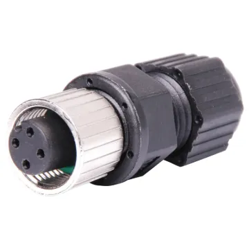 Male and female line connectors include metal screw on collars, with heavy duty plastic cable entries. Chassis connectors feature metal outer construction with plastic insert. Ideal for heavy duty industrial & marine applications. 4A rated. LTW M12 series