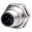 Male and female line connectors include metal screw on collars, with heavy duty plastic cable entries. Chassis connectors feature metal outer construction with plastic insert. Ideal for heavy duty industrial & marine applications. 4A rated. LTW M12 series