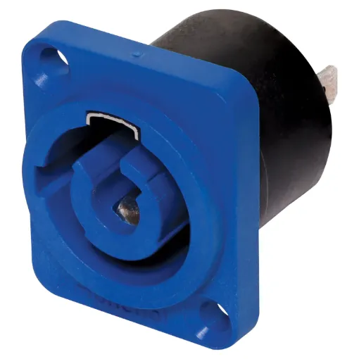 Extra heavy duty Amphenol Power connector as used in commercial heavy duty power applications. Power In. HP-3-MDW 25A 250V. SAA approved.