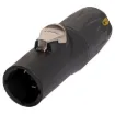 Extra heavy duty weatherproof (IP65) Amphenol Power connector as used in commercial heavy duty power applications. Power In. HPT-3-M 16A 250V. SAA approved.