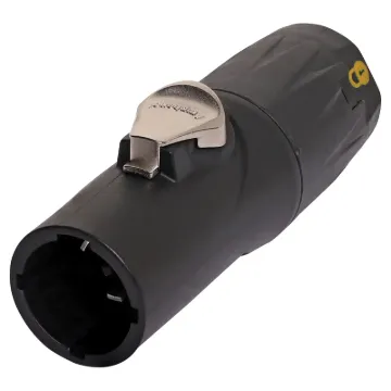Extra heavy duty weatherproof (IP65) Amphenol Power connector as used in commercial heavy duty power applications. Power In. HPT-3-M 16A 250V. SAA approved.