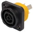 Extra heavy duty weatherproof (IP65) Amphenol Power connector as used in commercial heavy duty power applications. Power In. HPT-3-FDW 16A 250V. SAA approved.