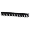 Barrier Terminal Block, with screw connection. Rated 20A at 300V.