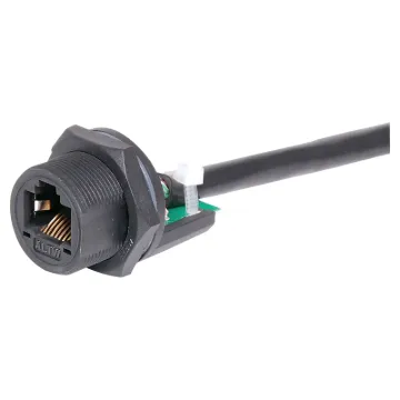 Supplied with 200mm fly lead fitted with RJ45 modular plug.