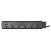 All feature 10A overload circuit breaker and 0.9m lead. Black.