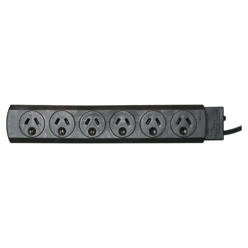 All feature 10A overload circuit breaker and 0.9m lead. Black.