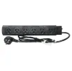 All feature 10A overload circuit breaker and 0.9m lead. Black.