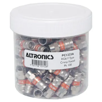 Cable entry 8mm. Tradesman Jar of 100 pieces

Foxtel Approved (F30574)