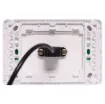 USB type A connections fitted to a Clipsal Pro Series wall plate which has been specifically designed for commercial building installations. Rear is fitted with 150mm fly lead with a USB type A socket for easy connection.