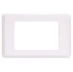USB type A connections fitted to a Clipsal Pro Series wall plate which has been specifically designed for commercial building installations. Rear is fitted with 150mm fly lead with a USB type A socket for easy connection.