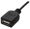 USB type A connections fitted to a Clipsal Pro Series wall plate which has been specifically designed for commercial building installations. Rear is fitted with 150mm fly lead with a USB type A socket for easy connection.