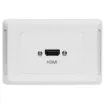Flylead Wallplate fitted with HDMI high speed with Ethernet (2.0) connection.