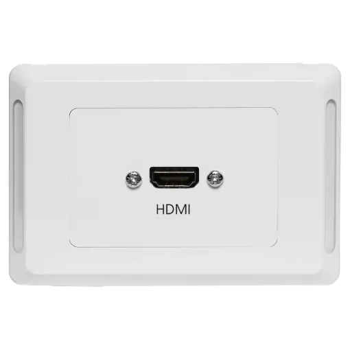Flylead Wallplate fitted with HDMI high speed with Ethernet (2.0) connection.