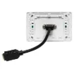 Flylead Wallplate fitted with HDMI high speed with Ethernet (2.0) connection.