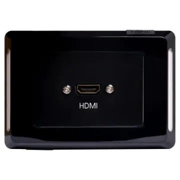 Flylead Wallplate fitted with HDMI high speed with Ethernet (2.0) connection.