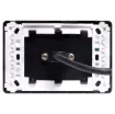 Flylead Wallplate fitted with HDMI high speed with Ethernet (2.0) connection.