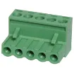 Non UL approved version of P 2515.
Screw Terminal Plugs.
Rated 10A at 300V.
Cable hole entry size up to 4mm2 or 12AWG.