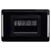Slim profile for fitting behind cabinets. Brush plate for cable entry through walls etc. Fitted to Clipsal Pro wallplate.