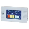 An adjustable battery capacity readout allowing you to display approximate battery levels for any battery between 1V and 100V.