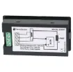 A complete power monitoring panel with voltage, current, power and energy consumption (Wh) displayed simultaneously.