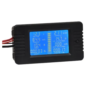This meter is used to monitor all kinds of battery voltage, discharge current, discharge power, discharge impedance, internal resistance, capacity, SOC, energy, running time and display the measurement data through the LCD screen.