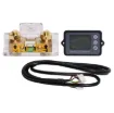 A compact backlit battery "fuel gauge" with high precision current measurement.