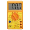 This compact, affordable digital multimeter features 19 ranges, square wave output, continuity buzzer, in-built hFE transistor and diode test function.