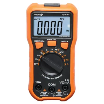 An affordable true RMS digital multimeter, with in built torch for the enthusiast or instrument technician.