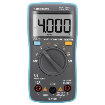 This affordable 4000 count digital multimeter with 12 test modes is the perfect accessory for the enthusiast or student. Auto ranging makes testing easier, whilst the large LCD screen with white backlighting makes it easy to read from a distance.