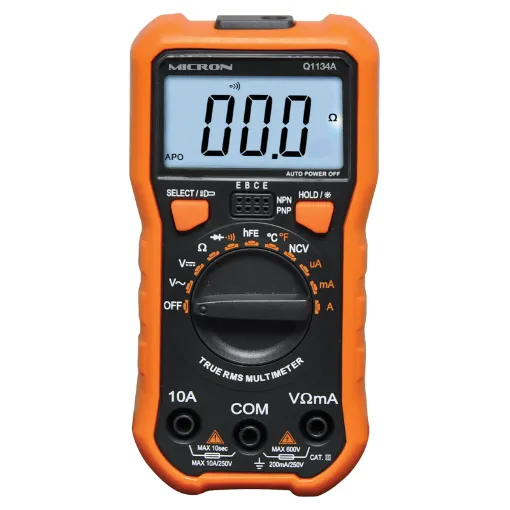 An affordable, versatile multimeter designed for the electronics enthusiast or handyman.