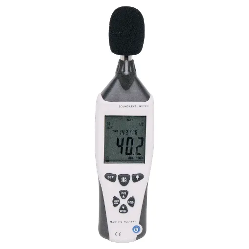 A must for the serious audio installer or enthusiast. This quality sound pressure level meter gives a digital readout of the ambient noise level at its microphone. Features two ranges: Low (30 to 80dB) and High (80 to 130dB), with two built-in weighting curves. A and C weighting. Response can be switched between slow (1s) or fast (125ms). Features