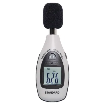 Compact pocket sized SPL meter for general purpose sound level measurement. The wide 40 to 130dB range is ideal for occupational health and safety testing in venues, industrial environments, car audio and home theatres. Fast response time with min/max function. LCD backlight switches on automatically when working in dark areas. Includes threaded in
