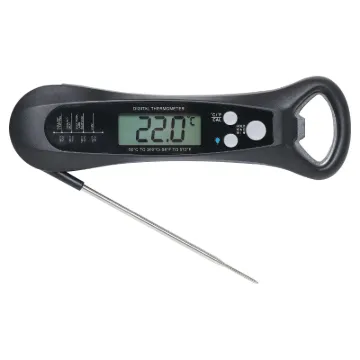 A handy fast reading digital thermometer suitable for a wide array of uses such as monitoring liquids in laboratory, kitchen or BBQ use - great for roasting meats home brew setups and more!