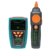 This Noise-Filtering Network PoE Toner & Probe allows users to quickly locate and verify the cable status and troubleshoot wiring for continuity, shorts, opens and crossover on RJ45, Lan cable Cat5, 5e, 6 (UTP/STP), RJ11/12 telephone cable Cat. 3 (2/4/6 pin) & normal solid/stranded wire by alligator clips patch cord.