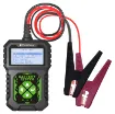 Detects and analyses battery voltage, cold cranking amperes (CCA), resistance (mO) and battery cell condition.