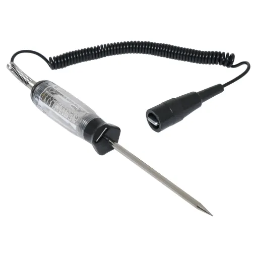 This voltage test probe is a handy tool for troubleshooting wiring faults in any 6-24V DC vehicle.