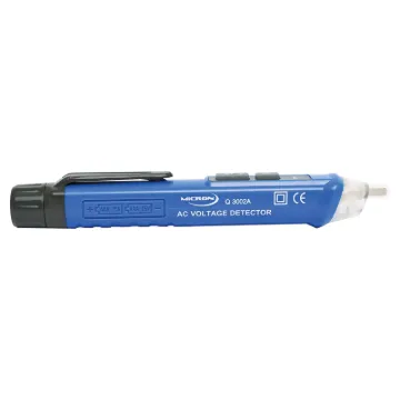 This handy AC non contact tester is a great addition to any toolbox. It detects live AC voltages from 100V to 600V (50-60Hz). Easy operation allows detection of live wires without contact.