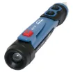 A trade quality waterproof non contact detector designed for AC detection. It detects live AC voltages from 100V to 1000V (50-60Hz), plus a low voltage range for 12V to 100V AC. Easy operation allows detection of live wires without contact. Whenever AC is detected at a power point, sheathed or bare ended cable, the tester will light up red.