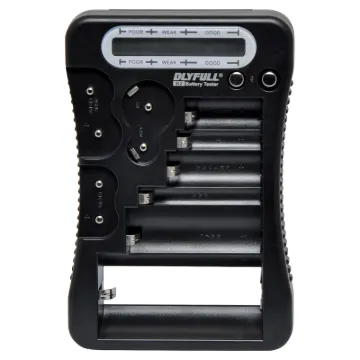 Allows quick voltage testing on consumer battery cells, including rechargeable cells. Suitable for use with AAA, AA, C, D, 9V, CR123A, CR2, CRV3, 2CR5, CR-P2.
