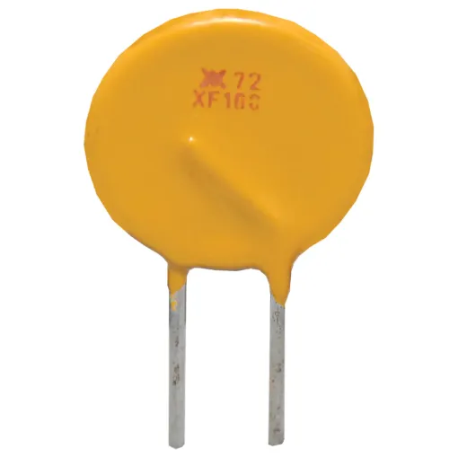 Self resets when fault condition is removed. Hold Current is the maximum current at which the device will not trip at 20C. Trip Current is the minimum current at which the device will always trip at 20C.