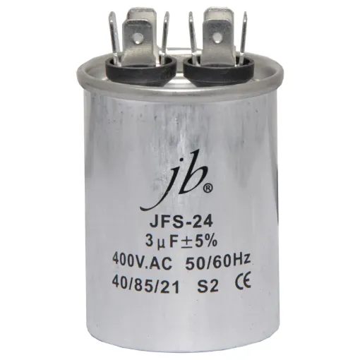 Suitable for phase correction or as motor start capacitor.