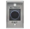 This contactless 'wave to open' wallplate uses infra-red technology to allow access from a protected area or activate a device simply by waving a hand.