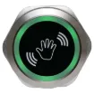 The S 0158 proximity switch can be programmed to unlock an electronic door lock with a wave of your hand in front of the sensor.  The IP65 rating enables the switch to be mounted to a wall plate at an indoor or outdoor location. It can be configured to either momentary or ON/OFF activation.