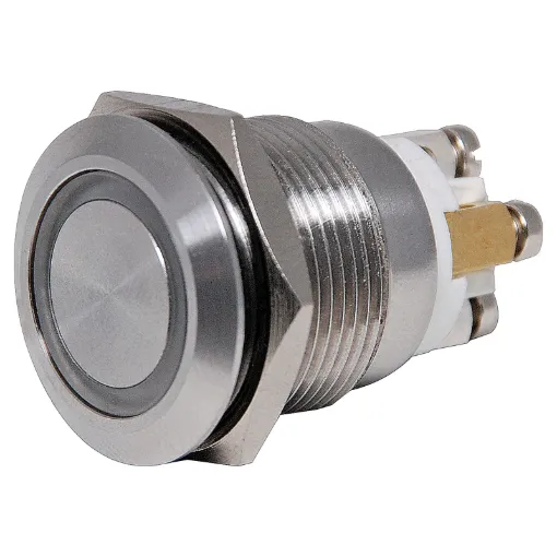 Heavy duty vandal resistant switch for indoor/ sheltered outdoor use eg carparks, building 
entrances.