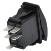 Switch type: Rocker switch, DPST
Contact rating:	10A @ 250V ac / 24V dc
Neon:	Red, 12/24V dc
Electrical life: 	20,000 cycles
Panel thickness:	4mm
Mechanical life:	50,000 cycles
Contact resistance:	<50mΩ
Insulation resistance:	>100MΩ
Dielectric strength:	>1500V ac 1 minute